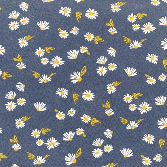 Wild Fable Floral Blue Daisy Tube Top Strapless Cropped Flower Print Size XL - Picture 9 of 12